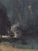 James Mcneill Whistler Noc-turne in Black and Gold:the Falling Rocket (mk43) oil painting picture wholesale